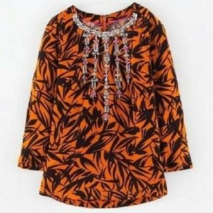 ❤️ NWOT! BODEN BEADED FLORAL BLOUSE / TOP, 12 and 14